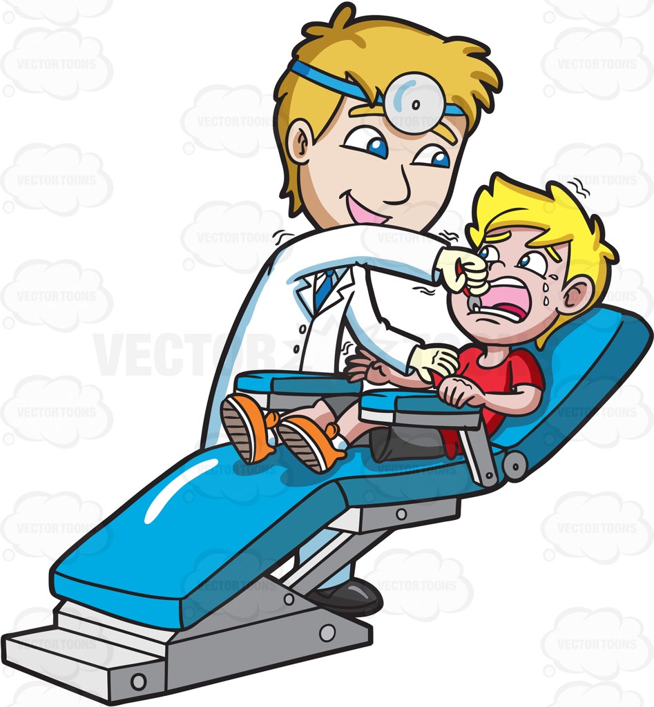 A dentist pulling out the . - Clipart Dentist