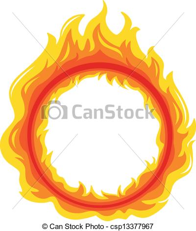 A fireball - Illustration of a fireball on a white.