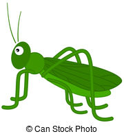 ... a green grasshopper - Grasshopper Clip Art