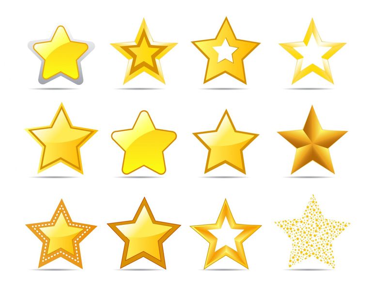 A group of star clip art imag - Free Star Clipart