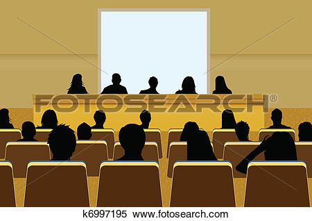 a person doing a presentation - Conference Clipart