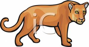 A Small Lioness Clip Art Imag - Lioness Clipart