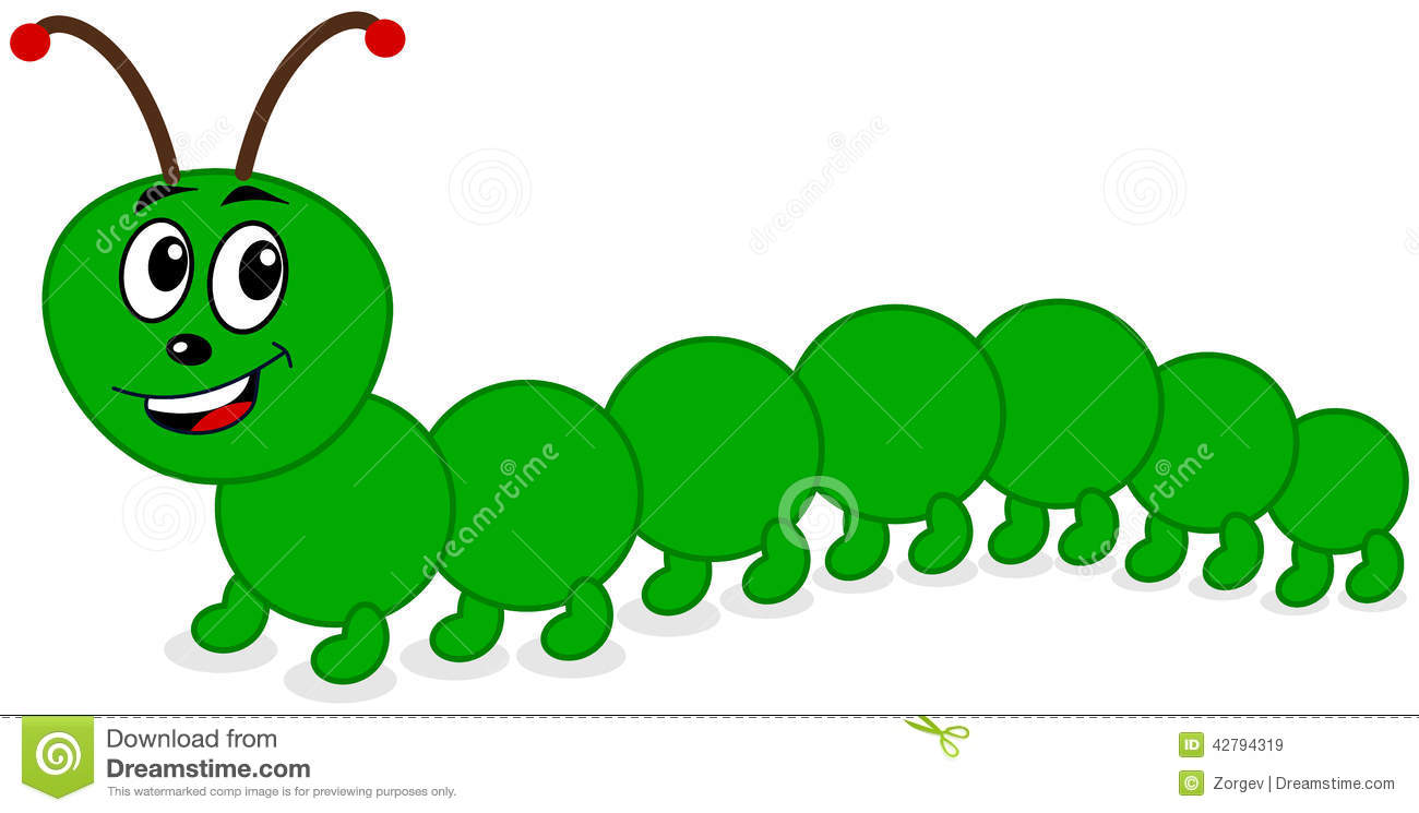 A smiling centipede Royalty Free Stock Images
