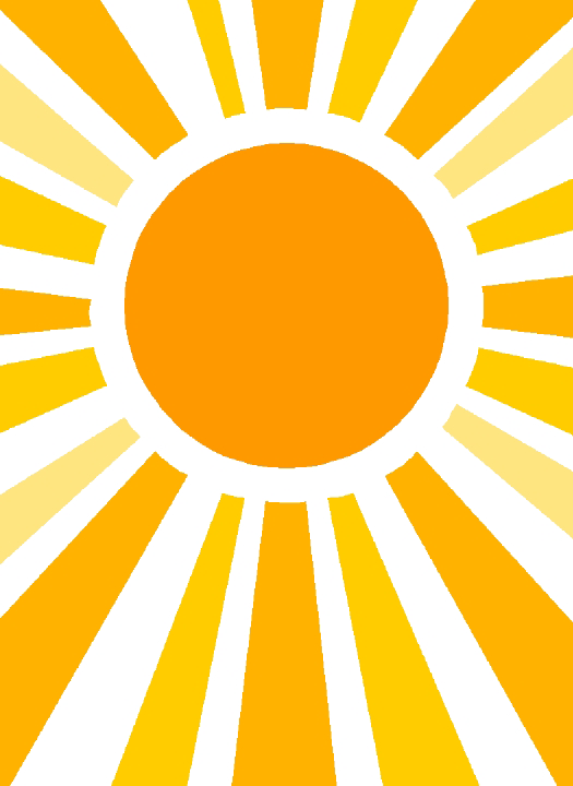 Black Sun Rays Clip Art At Cl