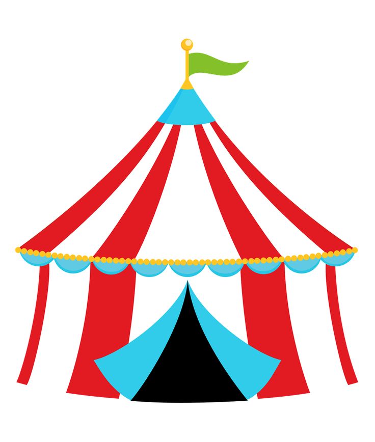 Designer Circus Tent Cake .