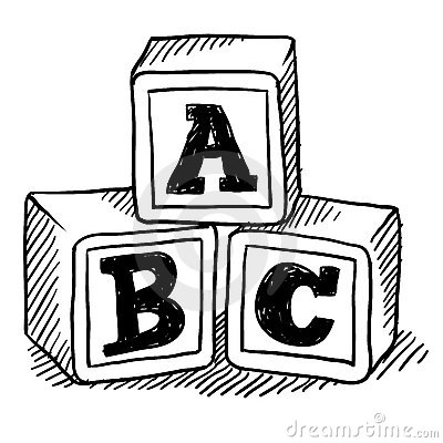 Abc Blocks Stock Illustration - Abc Blocks Clip Art