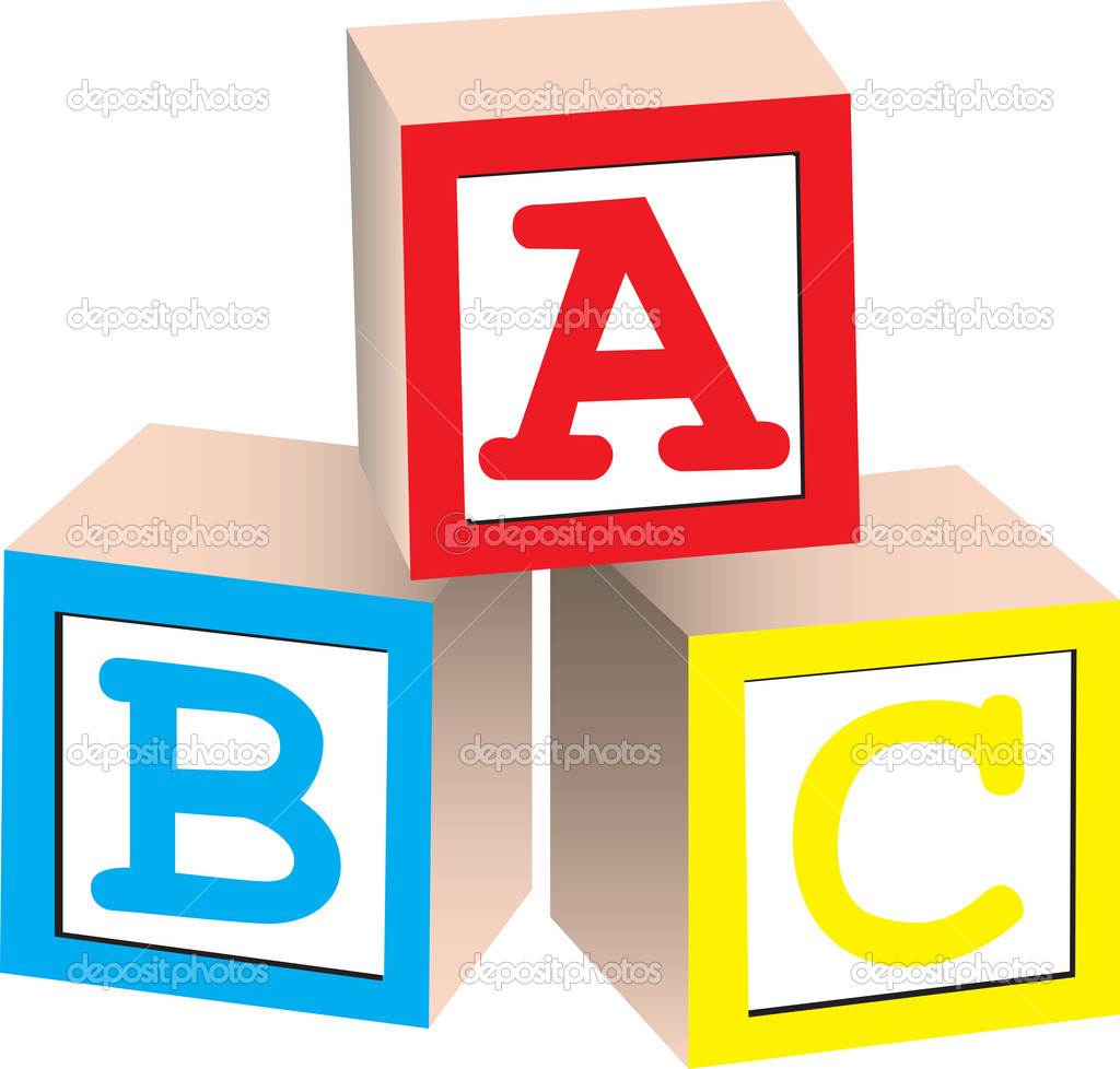 Abc Blocks Clip Art Free Vect