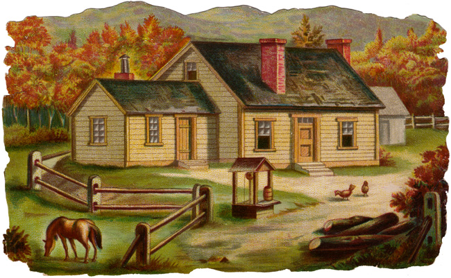 Farmhouse .