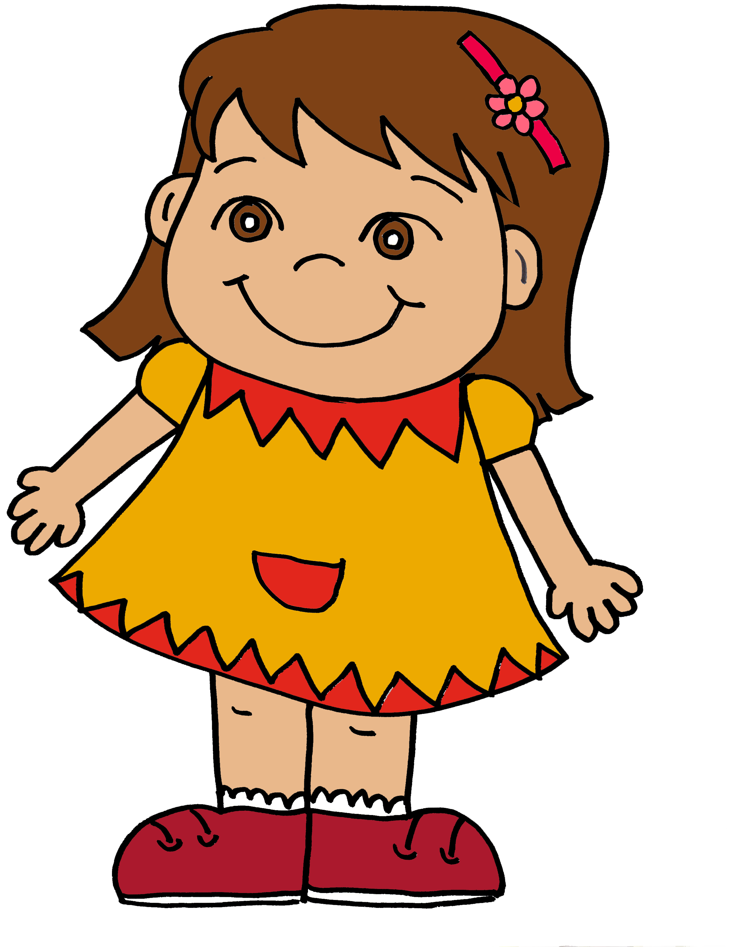 About Me Mrs Ks Clip Art And  - Girl Clipart