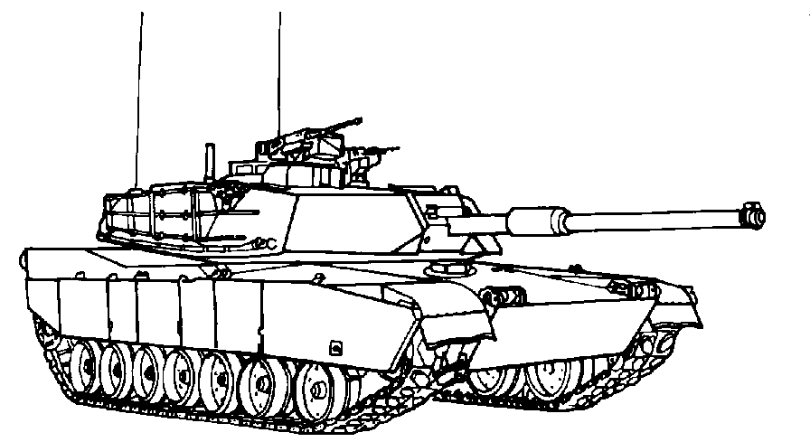Abrams Tank Clip Art
