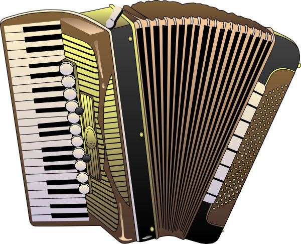 Free Clipart Accordion Player