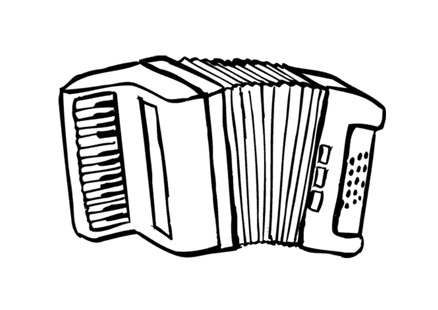 Accordion - Illustration of b