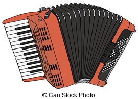 ... Accordion - Hand drawing  - Accordion Clipart