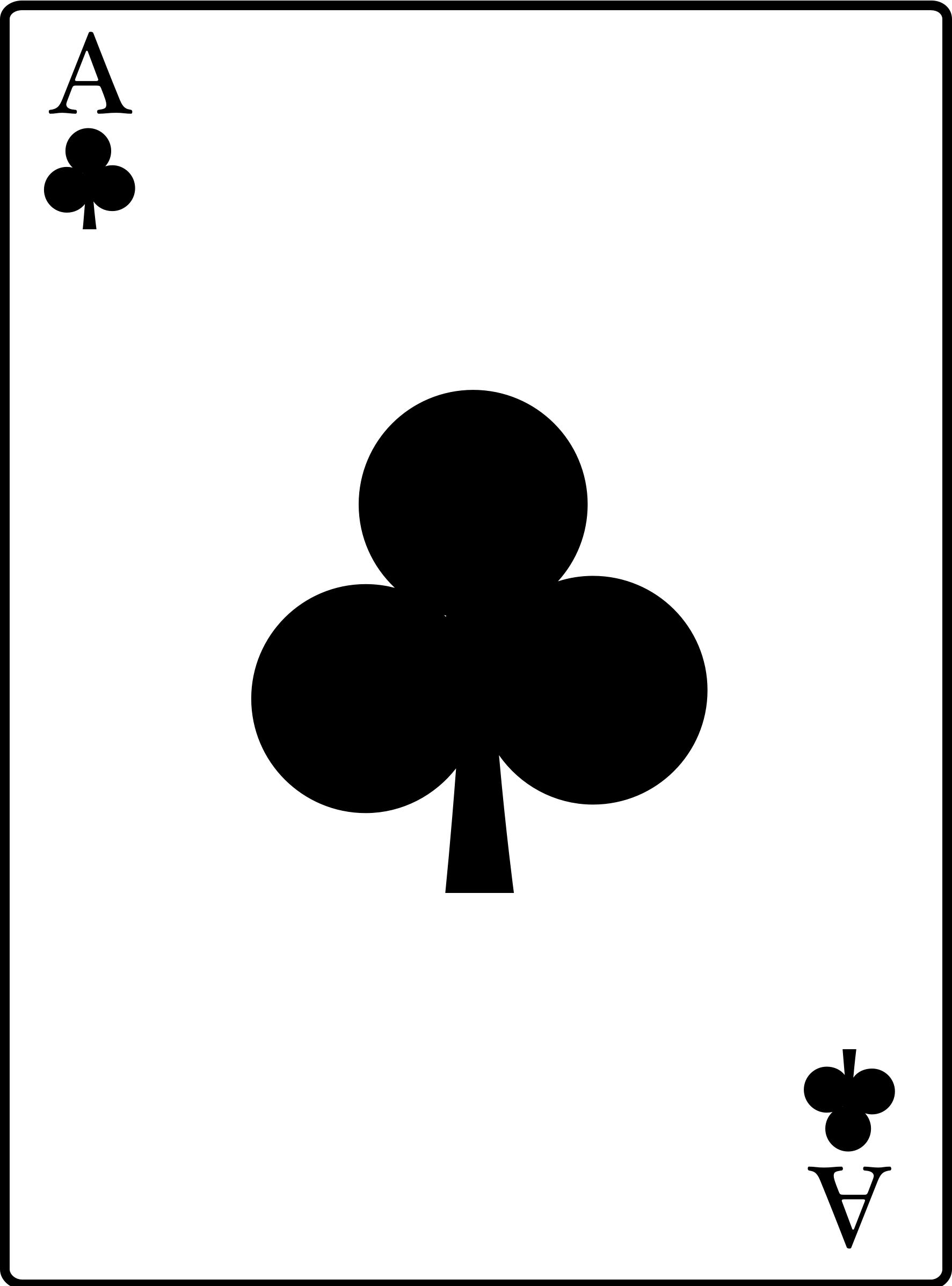 7 Ace Card Clipart Preview Ace Of Clubs HDClipartAll