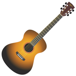 acoustic guitar clipart