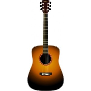 Acoustic Guitar clip art . - Free Guitar Clip Art