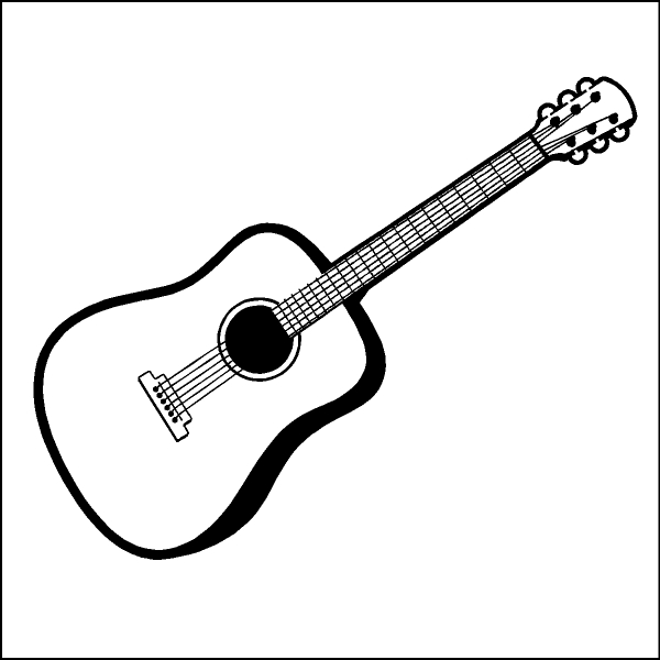 Guitar Clip Art Acoustic Musi