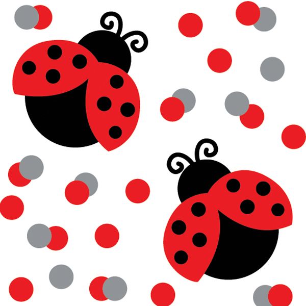 Add some whimsy to the tables - Ladybug Clip Art Free