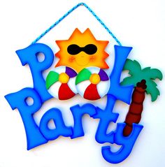 Girls Pool Party Clipart, Poo