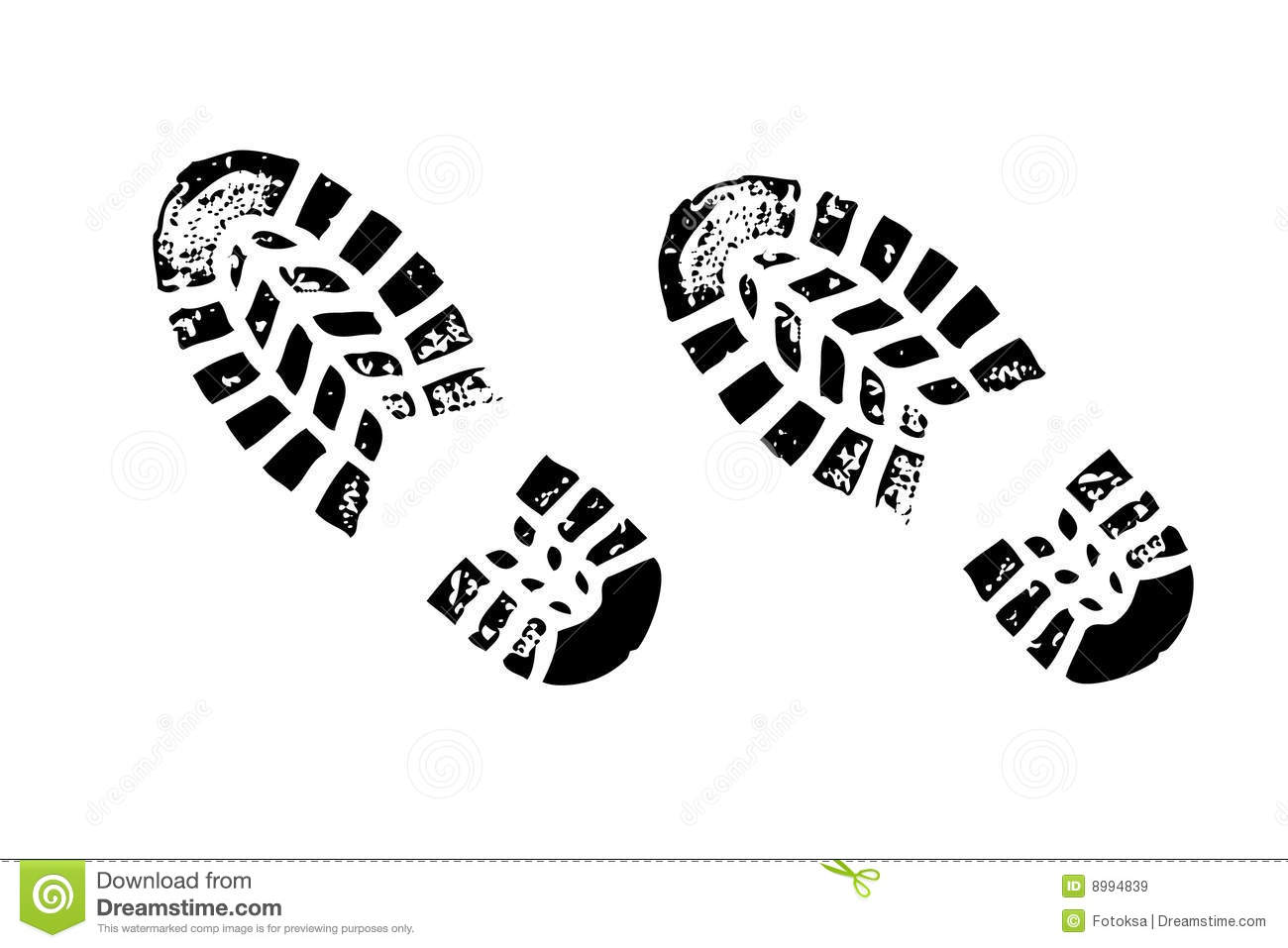 boots shoes shoe print clip a