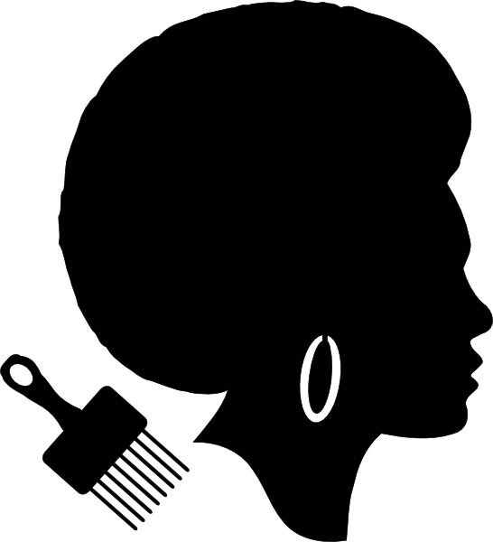 African American Religious Cl - Natural Hair Clipart