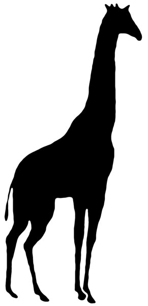 Animal Silhouette Giraffe Jpg