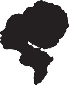 afro: afro hair hippie woman 