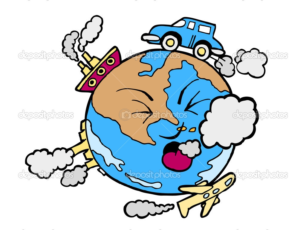 Air Pollution Cartoon Clipart