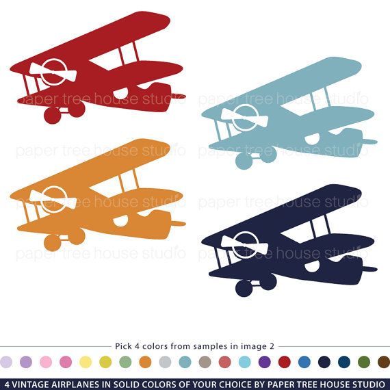 Airplane Clipart Clip Art Art Customized Vintage Airplanes Airplane