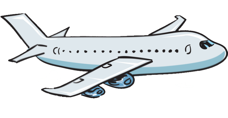 Airplane Clipart Transparent  - Air Plane Clipart
