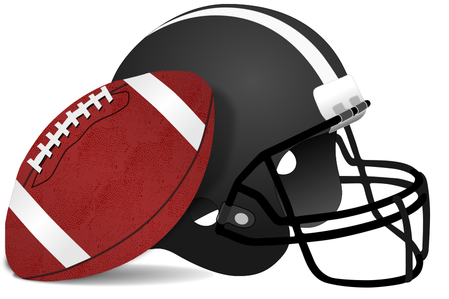 Football Clipart Black And ..