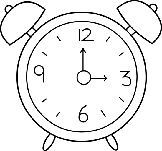 Alarm clock clipart free drom - Clock Clipart Free