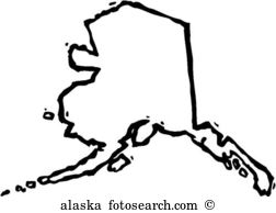 Alaska Clipart Flag Map .