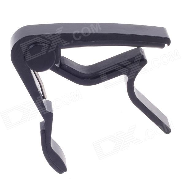 Alice A007D Aluminum Alloy Clip-On Quick Release Capo for Acoustic Guitar - Black