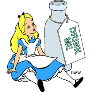 Alice Clipart Page From Disne - Alice In Wonderland Clip Art Free