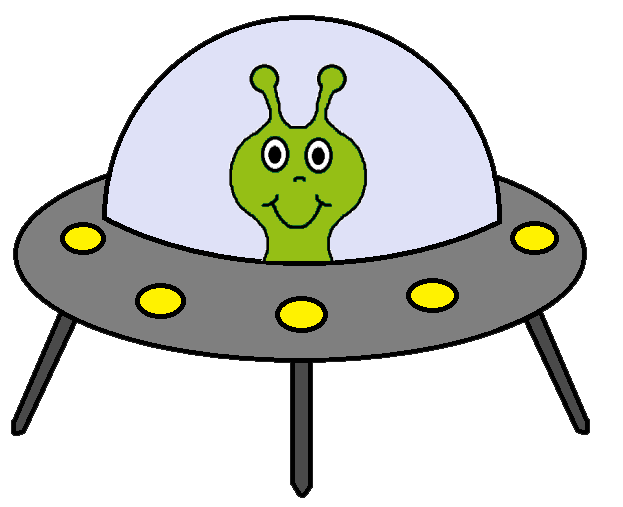 Alien Spaceship Clipart . - Alien Spaceship Clipart