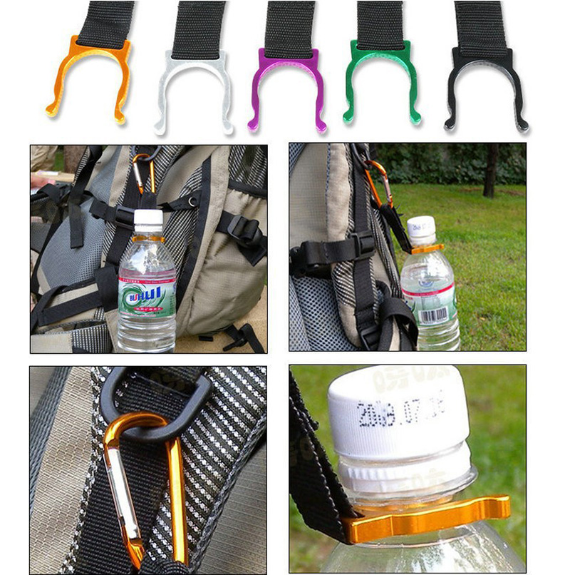 Aliexpress clipartall.com : Buy 5pcs/lot Hot Sale Water Bottle Buckle Hook Holder Clip Aluminum Bottle Hanger Survival Tool Camping Hiking camping senderismo from ...