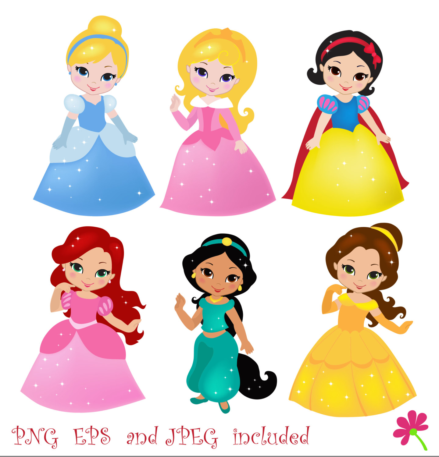 Disney Princesses Clipart 40 