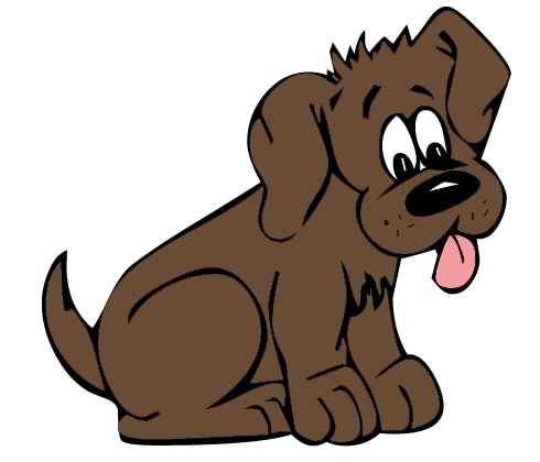 All Free Original Clip Art 30000 Free Clipart Images Brown Dog
