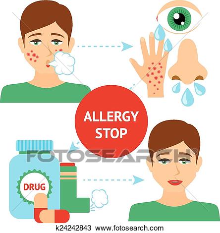 Clipart - Allergy Prevention Concept. Fotosearch - Search Clip Art,  Illustration Murals, Drawings