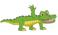 Alligator Clipart Size: 64 Kb - Gator Clip Art