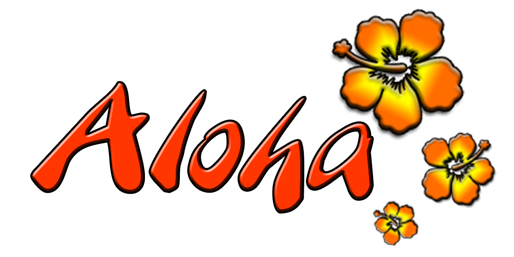 Aloha Sign Stock Image .