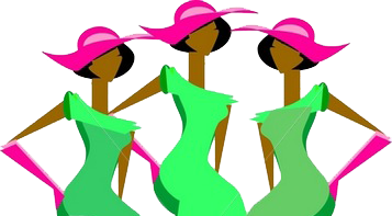 alpha kappa alpha pictures. Twin Pretty Princesses Clipart | Meylah. ladies.png