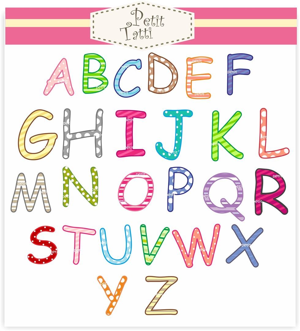 Alphabet cliparts - Clipart Letters