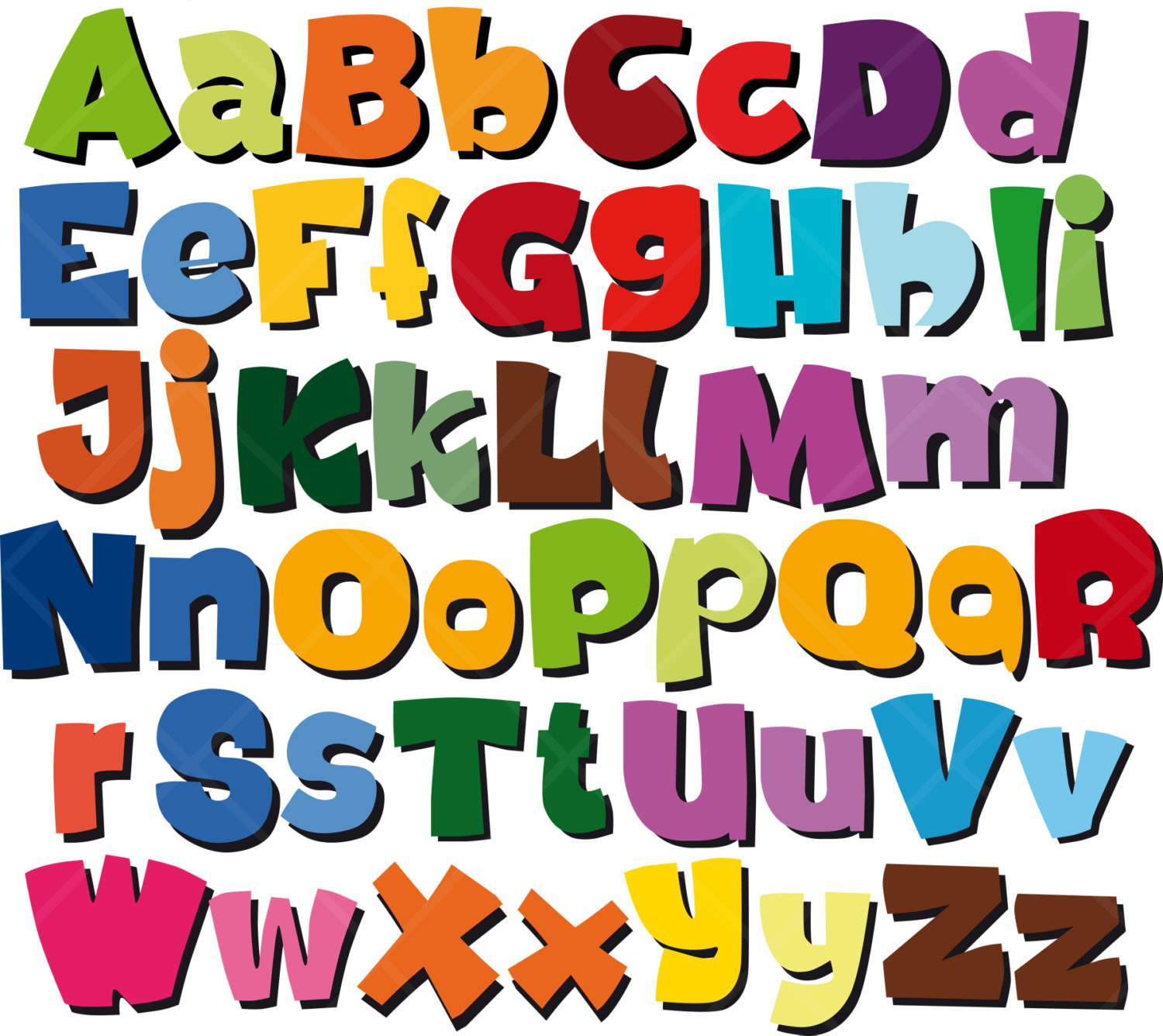 Alphabet Letter Clipart - Alphabet Clip Art