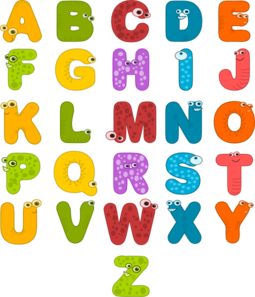 Alphabet Letters Clip Art