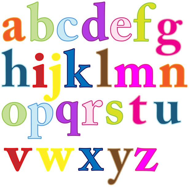 Alphabet letters clip art at 