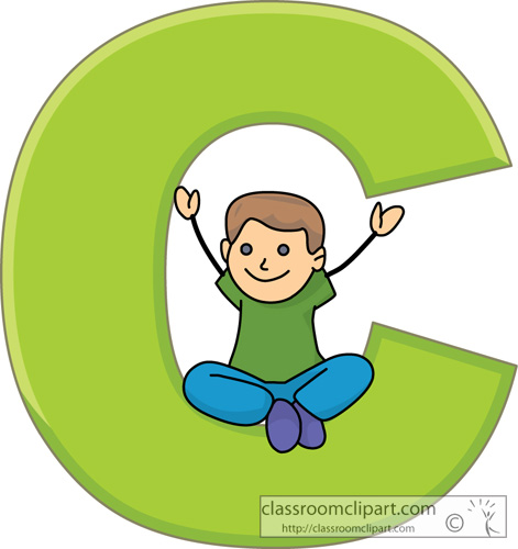 Alphabets Children Alphabet Letter C Ga2 Classroom Clipart
