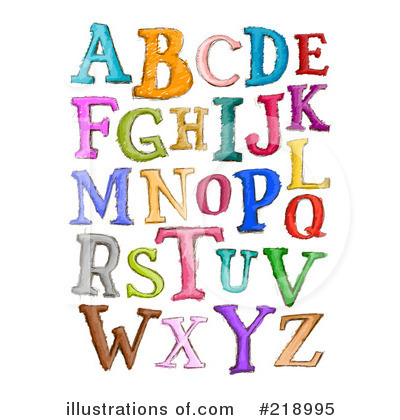 Royalty-Free (RF) Alphabet Cl - Alphabets Clipart