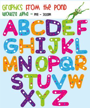 Wowza Alphabet Clipart For Teaching